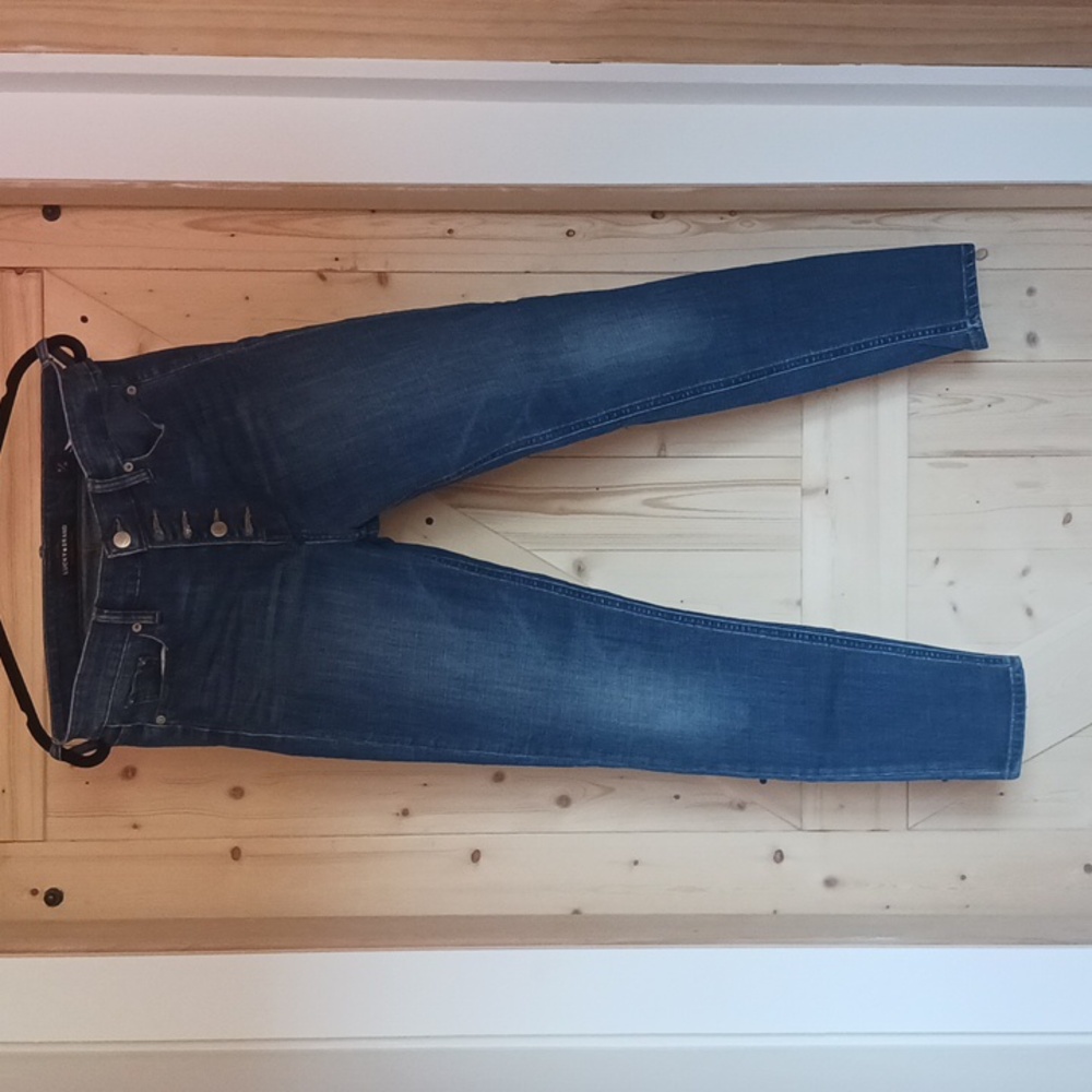 Lucky button-fly skinny jeans